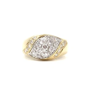 18kt Gelbgold Ring 750 Gold Brillant Schmuck 0.67ct Diamant VS I Diamond RW: 49 - Bild 1 von 16