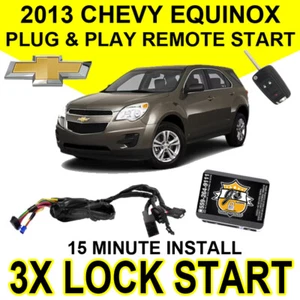 Js Alarms Plug & Play Remote Car Start 3X Lock For 2013 Chevrolet Equinox GM7 - Picture 1 of 8