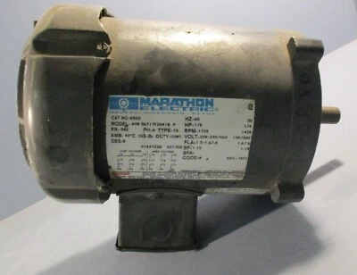 Marathon Electric AVB 56T17F2041B P Electric Motor G502 3PH 56C 5/8" Shaft Dia - Image 1 of 4