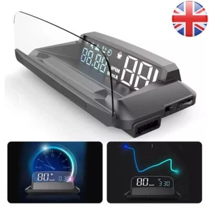 Neu Universal Auto GPS Digital HUD Head Up Display Tacho über Geschwindigkeit Alarm - Bild 1 von 12