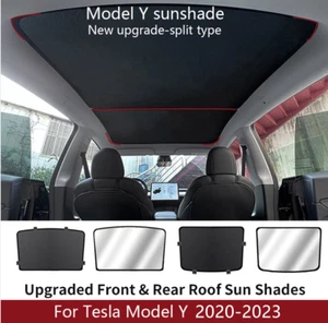 Red de vidrio de actualización para techo parasol ventana techo corredizo para Tesla modelo Y 2020-2023 - Imagen 1 de 7