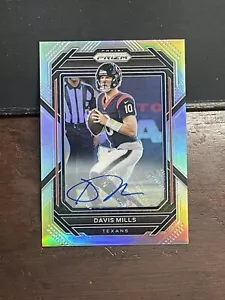 Davis Mills 2022 Panini Prizm #113 Silver Autograph - Houston Texans - Picture 1 of 2