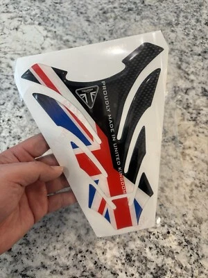 3D Gel Fuel Tank Pad Protector For Triumph Motorcycles  + 3M Tape - Image 1 of 3