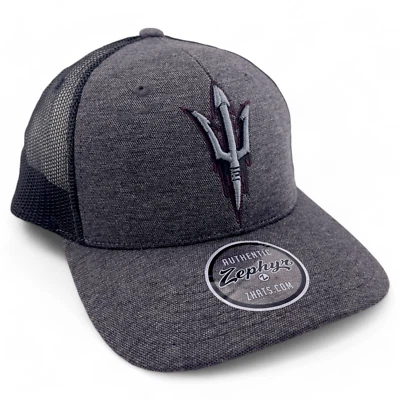 Zephyr Arizona State University Sun Devils NCAA Adjustable Mesh Back Trucker Hat - Image 1 of 4