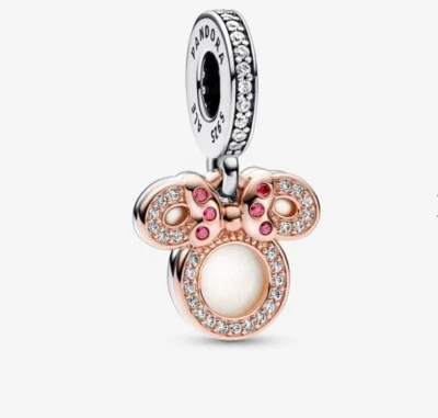 Pandora x Disney Minnie Maus Silhouette Doppelter Charm-Anhänger ( 782615C01 ) - Bild 1 von 3