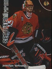 2001-02 Between the Pipes Chicago Blackhawks Hockey Card #18 Jocelyn Thibault