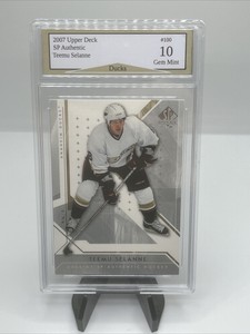 2007 Upper Deck SP Authentic Teemu Selanne Anaheim Ducks Gem Mint 10!