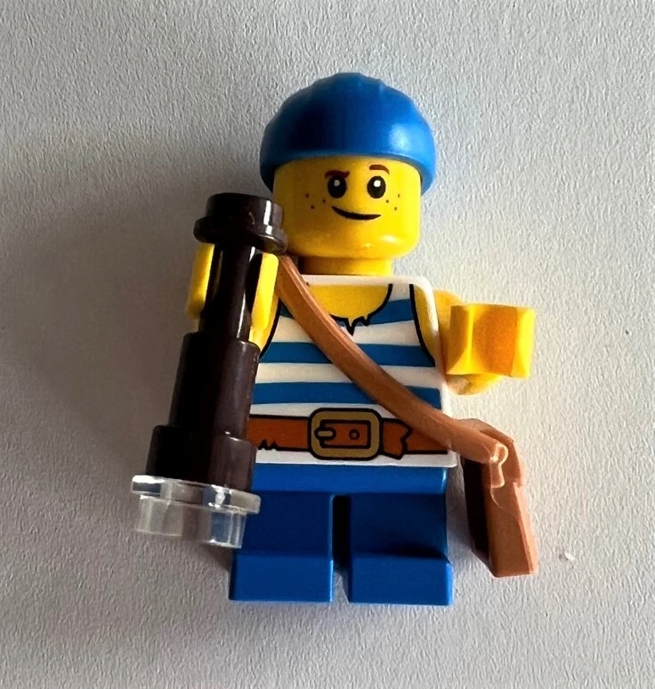 LEGO PIRATAS DE BARRACUDA BAY JACK "TIBURÓN OSCURO" DOBLONES MINIFIGURA #21322 NUEVO  Foto 1 de 1