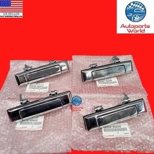 JUEGO DE MANIJAS DE PUERTA EXTERIOR DELANTERAS Y TRASERAS ORIGINALES TOYOTA 82-90 LAND CRUISER FJ60 FJ62 - Imagen 1 de 4