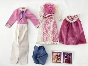 Vintage 1985 #2415 The Heart Family Set Abito Nuovo Arrivo Gilet Abito Smock - Foto 1 di 6