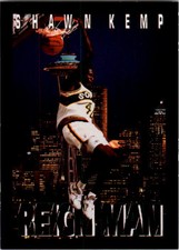 1993-94 SkyBox Premium Seattle Supersonics Basketball Card #337 Shawn Kemp PC