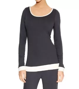FREYA LOUNGWEAR SWEET DREAMS LONG SLEEVE PYJAMA TOP CHARCOAL-XS-UK-8-CUP-E-G - Picture 1 of 1
