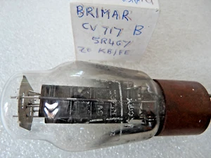Brimar CV717 5R4GY Hanging Filament Balance Sections NOS Tube B  AMPLITREX Test - Picture 1 of 4