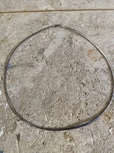 925 Italy Sterling Silver Polished 2mm Width Omega Chain Necklace 18” #5021 - Picture 1 of 8