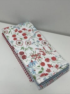 Juego de 3 toallas de cocina florales 100% algodón 20 X 30 COLECCIÓN MARTHA STEWART - Imagen 1 de 6