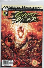 Marvel Knights Ghost Rider 2 Comic Rare High Grade NM 9.0 2001 Scan Bag & Board