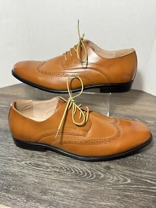 Bruno Marc Men's Size 15 Larger Size, Classic Oxford Wingtip Brown Dress Shoe - Picture 1 of 14