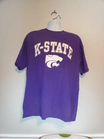 Kansas State Wildcats NCAA Standard Cotton Tee Shirt Size L Cover