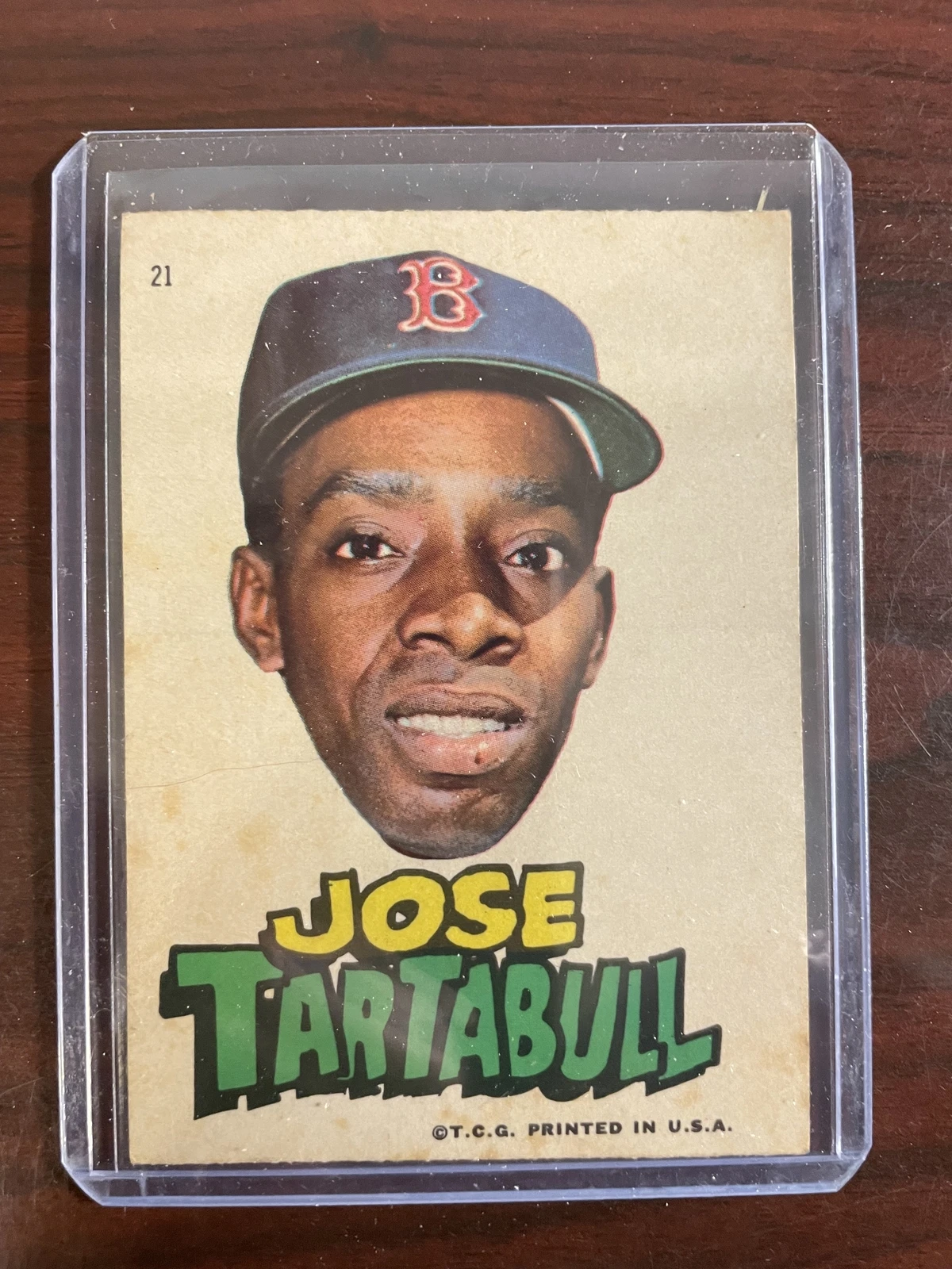 1967 Topps Stickers Boston Red Sox #21 Jose Tartabull