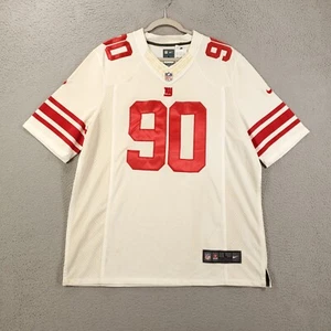 New York Giants #90 Jason Pierre-Paul Nike NFL On Field Mens Large Jersey White - Picture 1 of 11