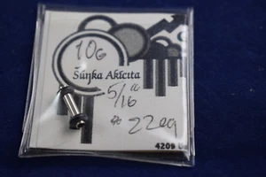 Sunka Akicita piercing double ring ear tunnel - 10g 5/16" - Picture 1 of 2