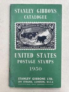 US Stamps Briefmarken Stanley Gibbons Catalogue 1950 United States Postage - Bild 1 von 10