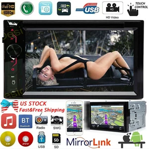 For Toyota Tacoma Tundra RAV4 Sienna 4Runner 2Din Car Stereo DVD Player Radio+CA - Picture 1 of 10