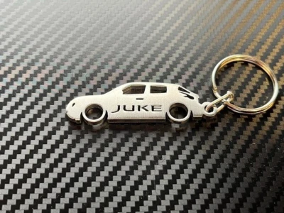 KEYRINGS NISSAN JUKE CAR ! SPORT LOGO KEYRING STAINLESS STEEL GIFT