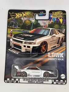 2024 Hot Wheels Boulevard Premium weiß LB-ER34 Super Silhouette Nissan Skyline - Bild 1 von 3