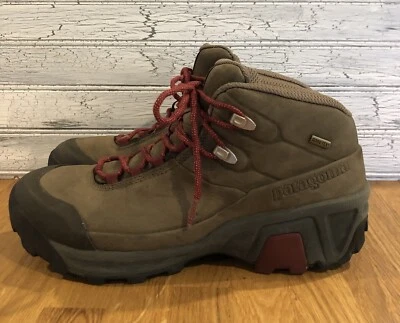 Patagonia P26 Womens Mid GTX Hiking Boots Henna Brown/Cran Size 10.5 - Image 1 of 4