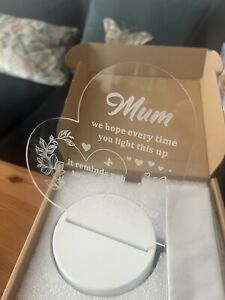 Gifts for Mum USB Lighting Plaque With Words Gifts Birthday Gifts Idea Christmas