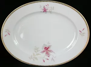 Rosenthal/Continental Orchid/Aida #2521 Oval Serving Platter 14 3/4" ~ Mint - Picture 1 of 2