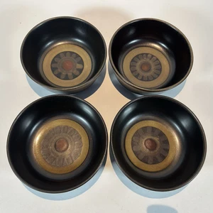 Vintage Denby Arabesque 4 piccole ciotole cereali 13 cm retrò anni 60 70 sala da pranzo - Foto 1 di 12