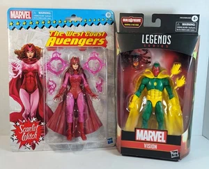 Marvel Legends VISION & West Coast Avengers SCARLET WITCH 6-Inch Actionfiguren  - Bild 1 von 21