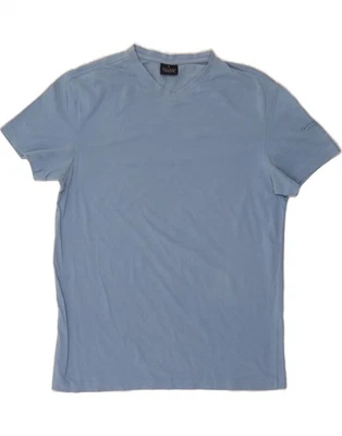 TRUSSARDI JEANS Mens T-Shirt Top Large Blue DQ03 - Image 1 of 4