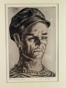 Original signierte Radierung IRWIN D HOFFMAN "The Unsung Hero" - Bild 1 von 5