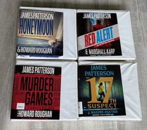 James Patterson Audiobooks - Lot 4 - Ex Library - Picture 1 of 3