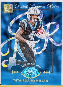 2025 Panini Donruss Tetairoa McMillian Rated Rookies Retro #3 Panthers - Bild 1 von 2