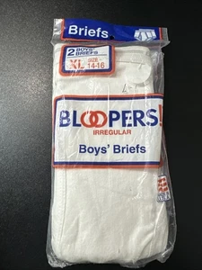 Bloopers Boys Briefs Irregular Size XL 14-16 Vintage 2 Pairs - Picture 1 of 4