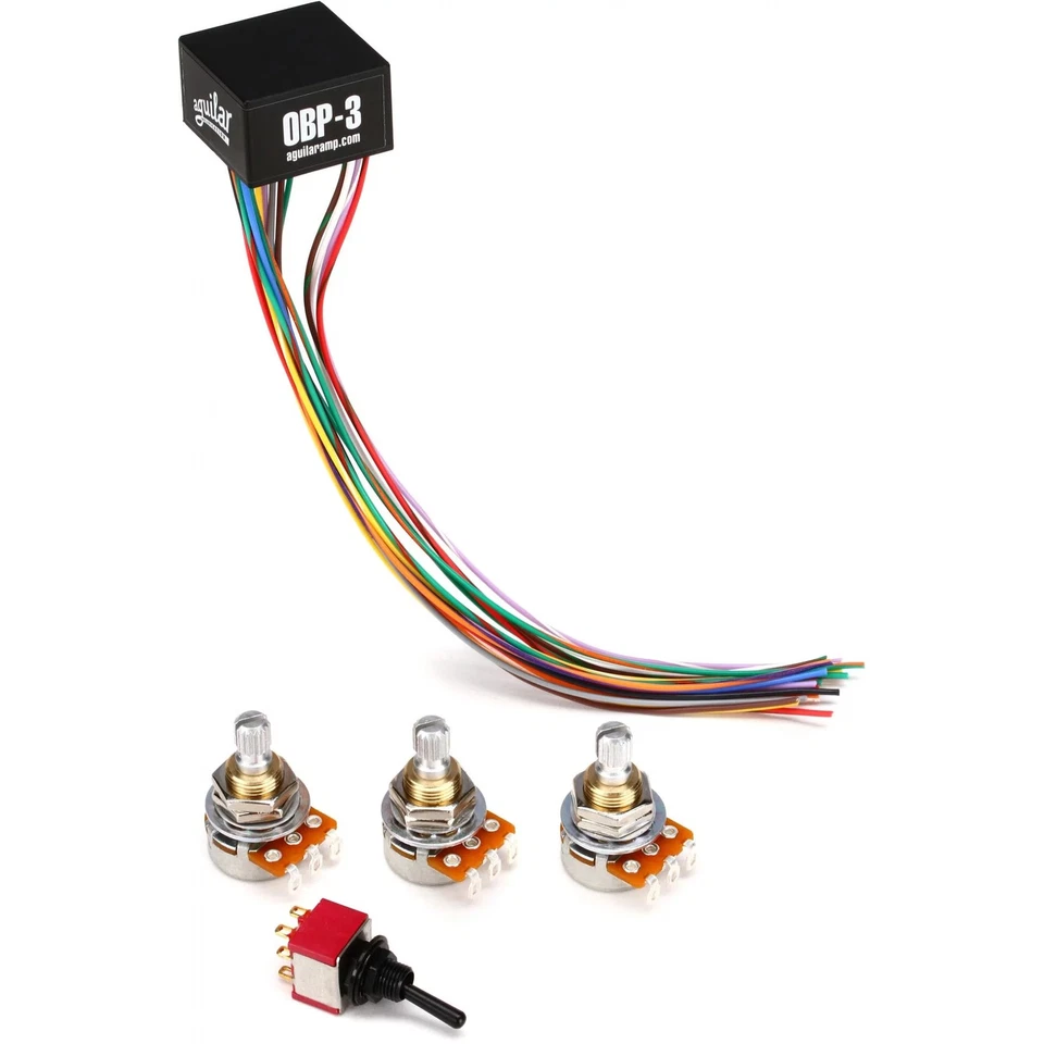 Aguilar OBP-3TK 3-Band Boost/Cut Onboard Bass Preamp w/ Toggle Switch - Image 1 of 1