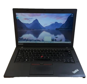 Lenovo Thinkpad T450 i5-5200U 8GB 240GB SSD Laptop Bilingual Keys DUAL BATTERY - Picture 1 of 10