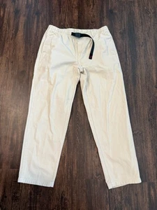 Gramicci Tapered Pants Womens Belted Outdoor Hiking Climbing Tan Beige Large L - Picture 1 of 8