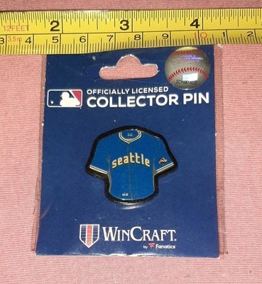 Seattle Mariners City Connect Jersey MLB Baseball Pin Wincraft NEW - Image 1 of 3