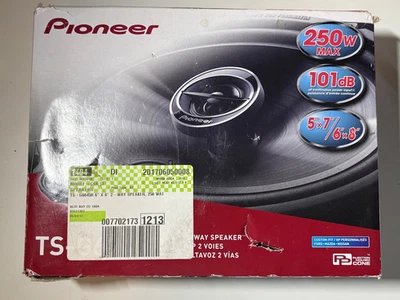 PIONEER TS-G6845R 250W 2-WAY 6x8 COAXIAL SPEAKERS PAIR Ford OPEN BOX NEW - Image 1 of 4