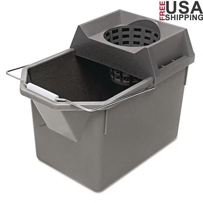 Lightweight 15qt Pail & Strainer Combo Durable Easy Clean Storage Solution New - Image 1 of 3