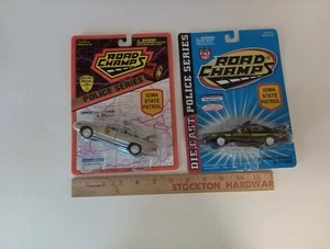 2-Road Champs, serie polizia, Iowa State Patrol, scala 1/43, 1997 e 1998 - Foto 1 di 15