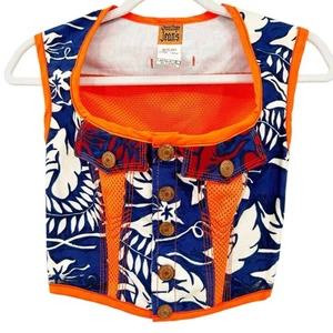 Jean Paul Gaultier Damen RAR Y2K 90er Vintage Tropical Bustier Korsett Top 36 - Bild 1 von 8