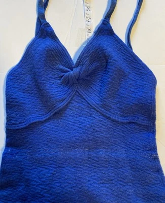 VINTAGE 1930/40’s Women’s SEXY 1 Piece SWIMSUIT Sky BLUE - Image 1 of 4