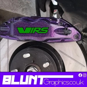 4x VRS 2cm x 8cm Octavia Fabia Rapid Supur Bremssattel Aufkleber VINYL DECAL - Bild 1 von 4