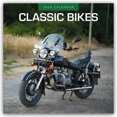 BROWNTROUT VERLAGS GMBH Classic Bikes - Klassische Motorräder 2026 - 16-Monatskalender Robin Red